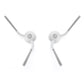 1pair Original Side Brush For DJI ROMO P2 / A2 Robot Vacuum Cleaner, Side Brush