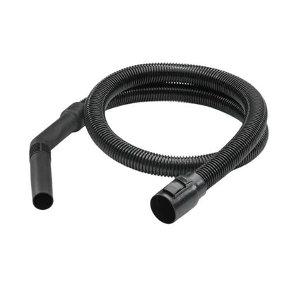 Flexible vacuum cleaner hose with ribbed texture and two end connections