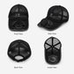 Solar Fan Hat with 3-Speed Adjustable Cooling Rechargeable Sun Cap Mesh Breathable Baseball Visor