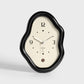 wozoom Modern Irregular Desk Clock Silent Table Clocks For Living Room Decor