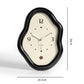 wozoom Modern Irregular Desk Clock Silent Table Clocks For Living Room Decor