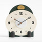 wozoom Silent Wooden Table Clock Modern Small Mantel Clock