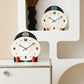 wozoom Silent Wooden Table Clock Modern Small Mantel Clock