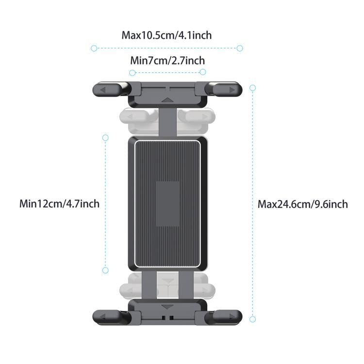 Tablet Holder For Treadmill Exercise Bike Stroller & Wheelchair