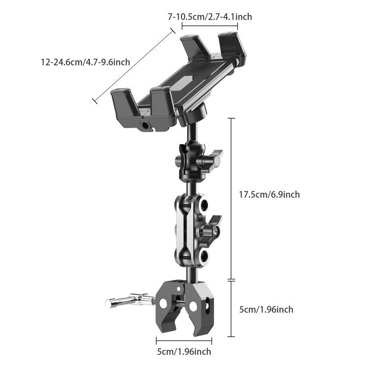 Tablet Holder For Treadmill Exercise Bike Stroller & Wheelchair