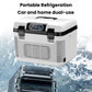 15L Mini Digital Display Car Fridge Dual Use Cooling & Warming Cooler US Plug, 15L