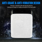 White 10L mini car fridge cooler with black top lid, droplets on the front panel