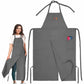 Split Leg Canvas Work Apron Multi-Pocket Adjustable Halter Neck Utility Apron With Leg Straps
