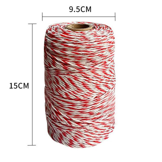 Electric Fence Conductive Rope For Farms Electrified Livestock Fencing Wire For Cattle And Sheep, 200m/2mm, 500m/2mm