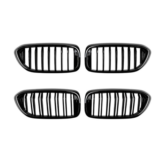 For BMW 5 Series G30 / G31 / M5 F90 2017-2020 Pre-LCI Front Grille Mod Accessories, Single Line, Dual Line