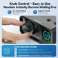 Spot welder knob control with glowing digital screen
