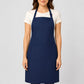Polyester Bib Apron with Pockets Adjustable Neck Strap Water Resistant Chef Apron