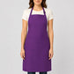 Polyester Bib Apron with Pockets Adjustable Neck Strap Water Resistant Chef Apron