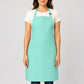 Polyester Bib Apron with Pockets Adjustable Neck Strap Water Resistant Chef Apron