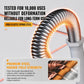 Spring coil loop and grey base housing of an arm exerciser with orange accents