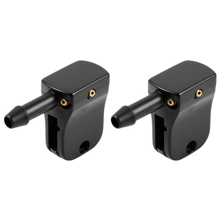 Mercedes-Benz Sprinter W638 windshield washer nozzle pair with outlet tubes