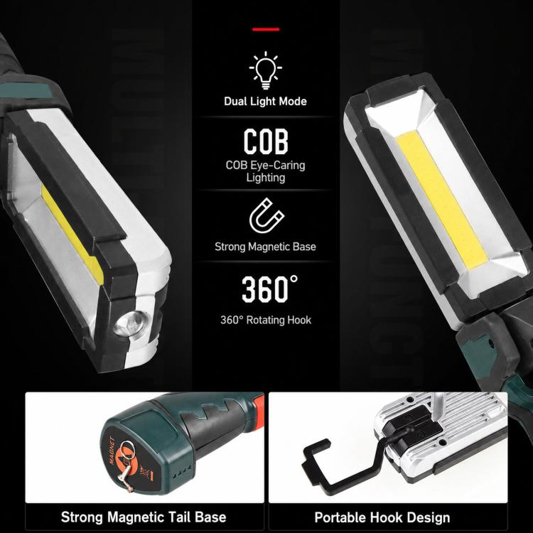 E-SMARTER KXK07 Portable Handheld Camping Light Foldable Magnetic With Hook Work Light