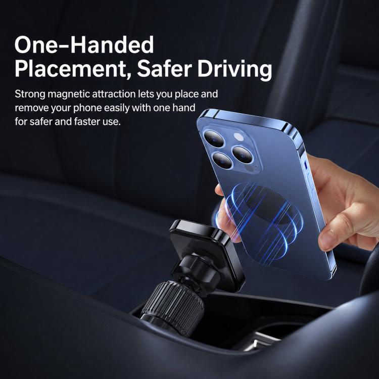 Toocki Magnetic Car Phone Mount with Fallproof Vent Hook Clip 360-degree Rotation