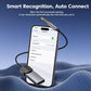 Bluetooth aux audio receiver adapter with USB power dongle and 3.5mm plug