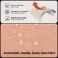 Pink nylon fabric panel with water droplets for durable, easy-clean finish