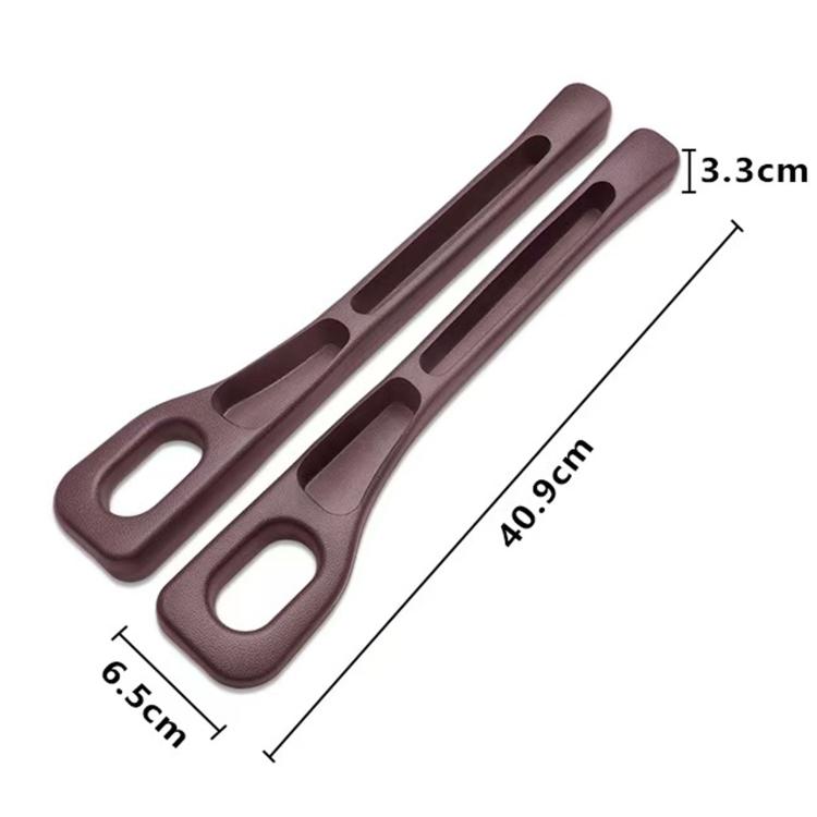 Car seat gap filler strip, brown anti-leak plug with oval openings
