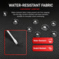 Textured water-resistant fabric laptop backpack surface with scratch-resistant finish