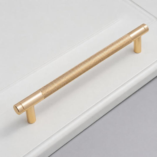 Knurled Cabinet Pulls Aluminum T Bar Drawer Handles Hardware For Wardrobe, 9040-96 Gold, 9040-128 Gold, 9040-160 Gold, 9040-192 Gold, 9040-96 Matte Black, 9040-128 Matte Black, 9040-160 Matte Black, 9040-192 Matte Black, 9003 Single-hole Gold+Grey     ...