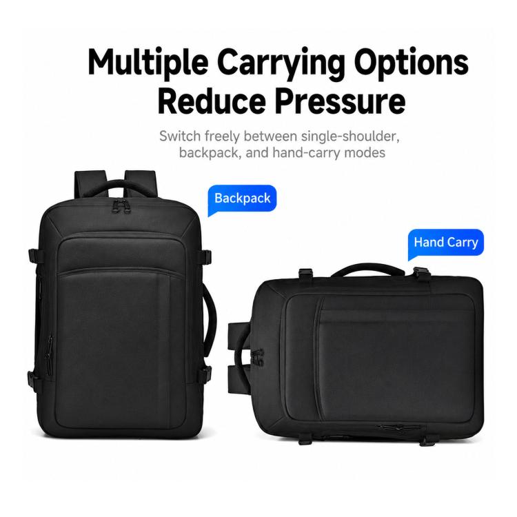 REMOID K953 Expandable Travel Backpack 40L Business Laptop Bag