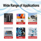 Black cylindrical speaker horn icon for wide-application use