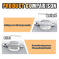 8-piece rhinestone car door handle and door bowl sticker set with glitter cover