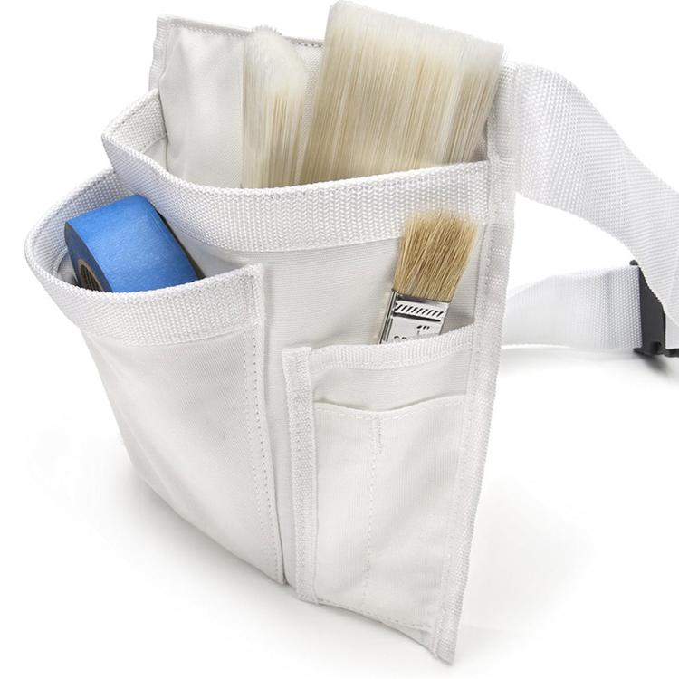 Tool Belt with Pockets Single-Side Utility Tool Pouch with Adjustable Buckle Strap Waist Apron