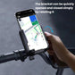 Motorcycle Shockproof Portable Riding Phone Holder Easy Access Cell Phone Mount, Handlebar, Rearview Mirror, Three-dimensional