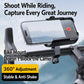 Motorcycle Shockproof Portable Riding Phone Holder Easy Access Cell Phone Mount, Handlebar, Rearview Mirror, Three-dimensional