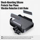 Motorcycle Shockproof Portable Riding Phone Holder Easy Access Cell Phone Mount, Handlebar, Rearview Mirror, Three-dimensional