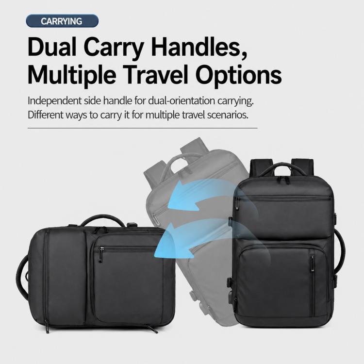 REMOID Expandable Laptop Backpack Water-Resistant Business Travel Bag, 9907