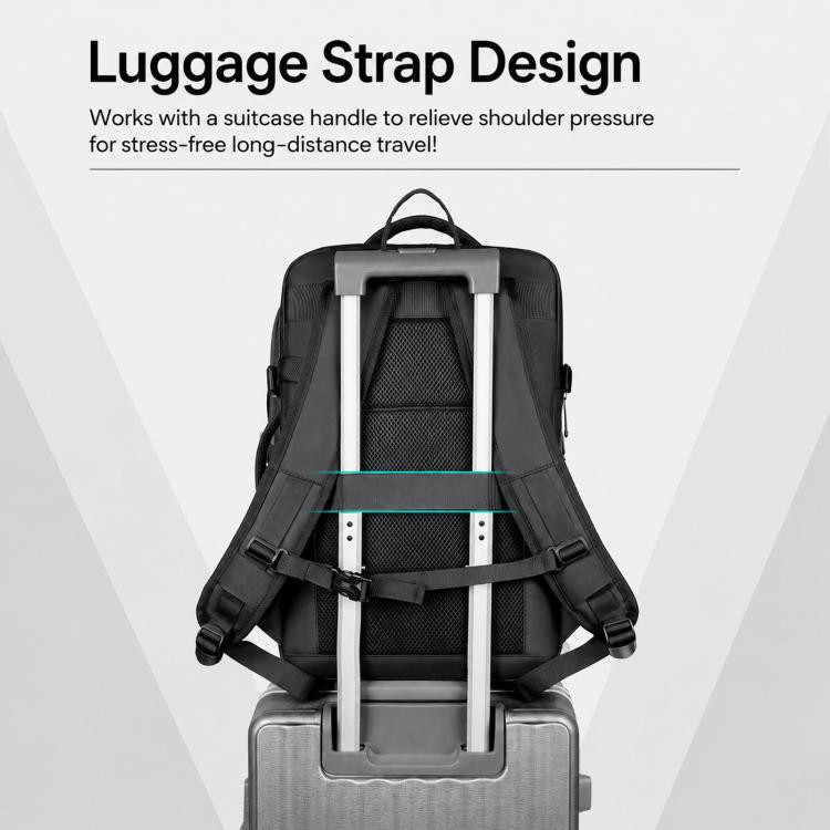 REMOID Expandable Laptop Backpack Water-Resistant Business Travel Bag, 9907