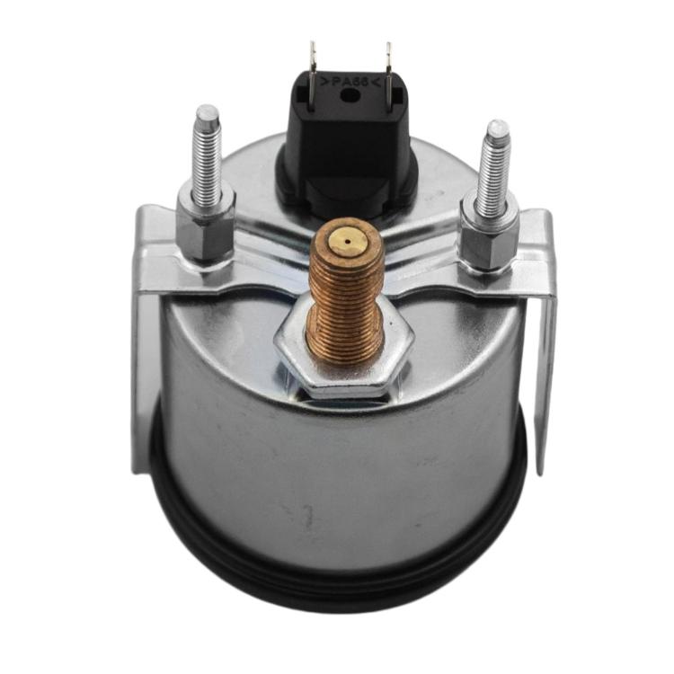 Mechanical car air pressure gauge back plate with mounting screws and brass inlet