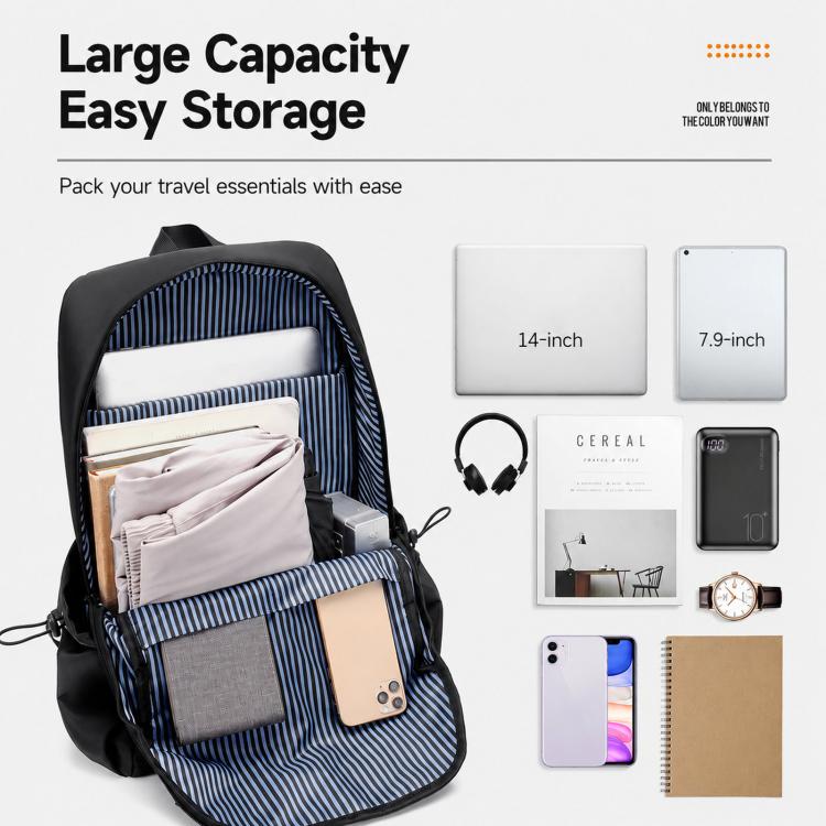 REMOID Slim Laptop Backpack Water-Resistant Travel Daypack
