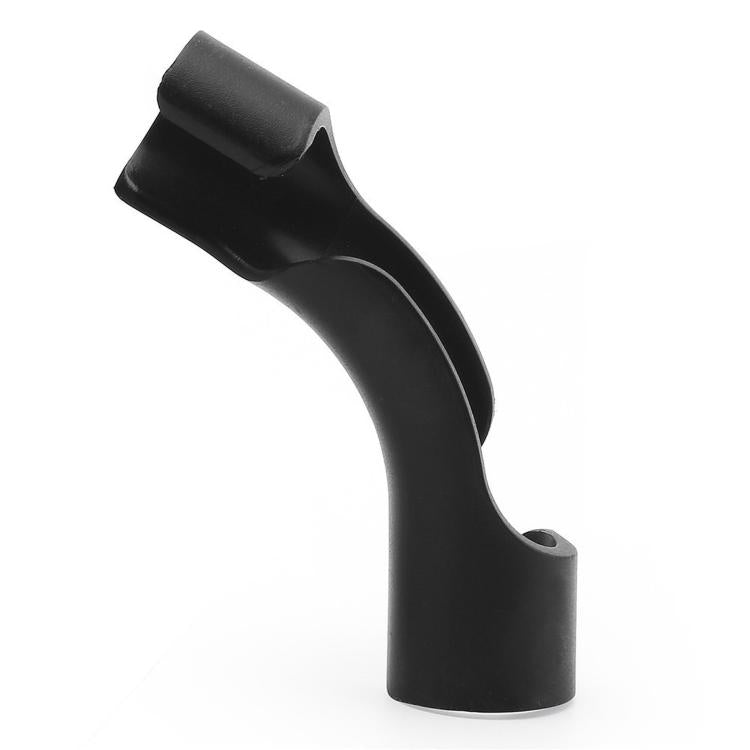 Racing fuel filler hose black elbow with threaded outlet for fuel line