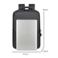 REMOID Laptop Waterproof Business Travel Back Pack Casual Daypack With USB Charging Port