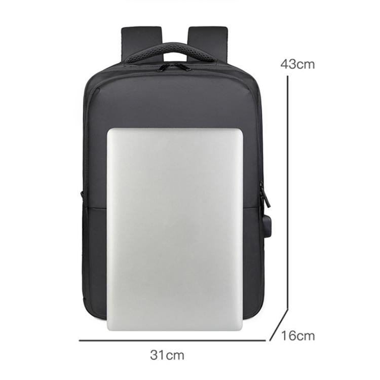 REMOID Laptop Waterproof Business Travel Back Pack Casual Daypack With USB Charging Port