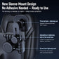 Car phone holder with sleeve mount, tightening knobs, and circular magnetic screen pad