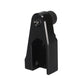 Black speed adjustment assist bracket with threaded insert and fork-shaped body
