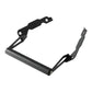Black phone extension bracket with curved frame and side mounting plates