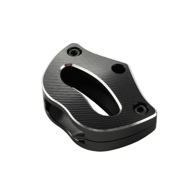 Black aluminum key case with CNC cut handle slot and four mounting holes