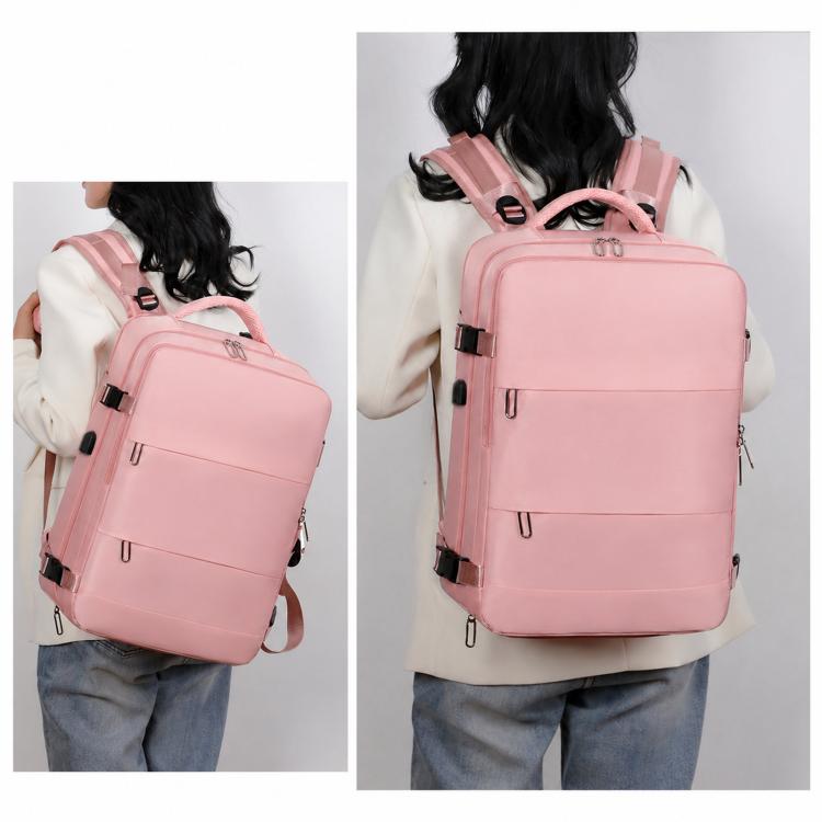 REMOID Travel Backpack Flight Approved Laptop Bag With Shoe Compartment Wet Pocket