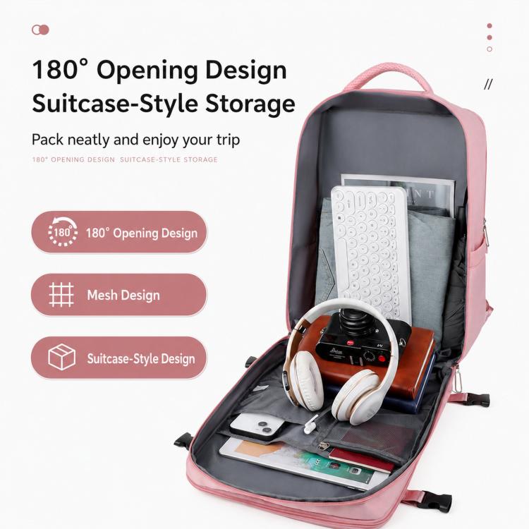 REMOID Travel Backpack Flight Approved Laptop Bag With Shoe Compartment Wet Pocket