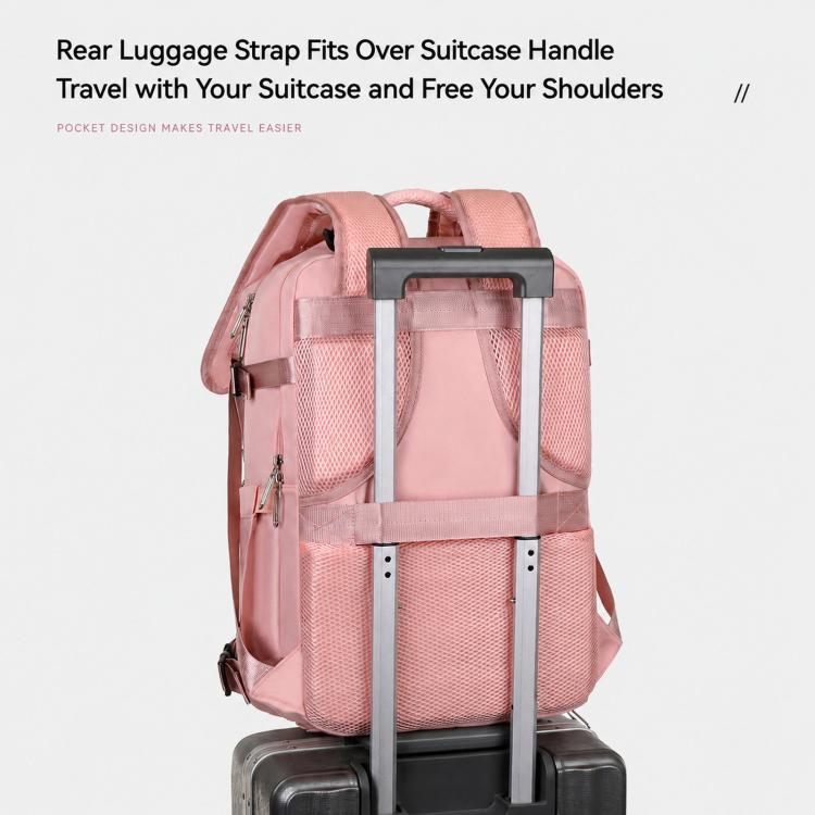 REMOID Travel Backpack Flight Approved Laptop Bag With Shoe Compartment Wet Pocket