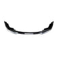 Front lip decor stickers, black trim with silver accent bar