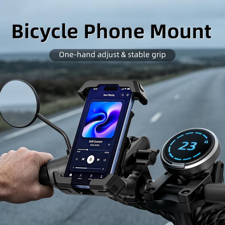 Motorcycle Bicycle Shock-absorbing Adjustable Mobile Phone Holder